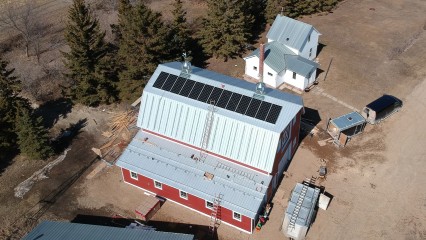 Suncatcher - Solar on Barn - in progress - 1280 x 720