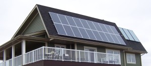 Solar Power on House Roof